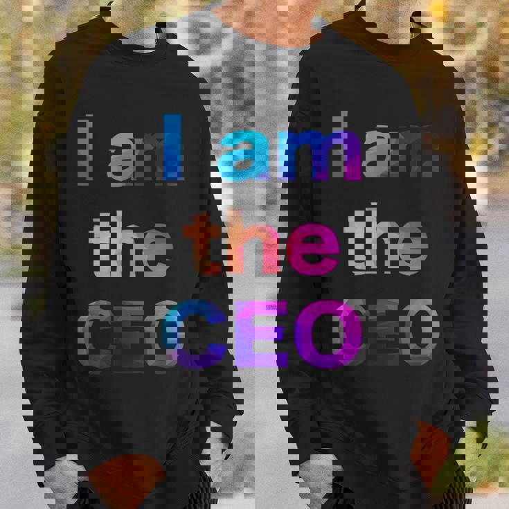 Ceo 最高経営責任者 社長 執行役員 面白い おもしろ ユーモア ギャグ お笑い スウェットシャツ 彼への贈り物