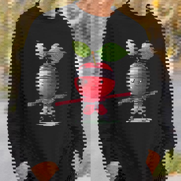 Cherry Ninja かわいいtシャツ スウェットシャツ 彼への贈り物