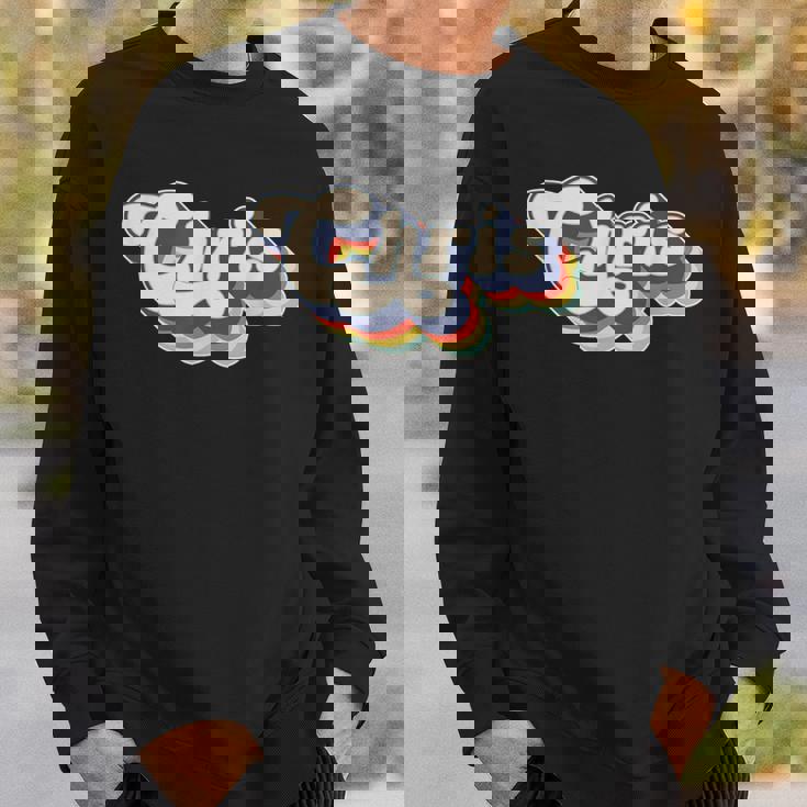 Chris 名前 名前入り 姓 名前 クリス スウェットシャツ 彼への贈り物