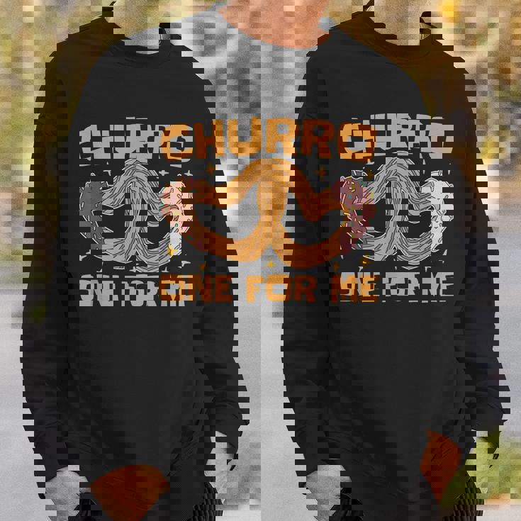 Churro One For Me メキシコ料理 揚げ生地が大好き チュロス スウェットシャツ 彼への贈り物