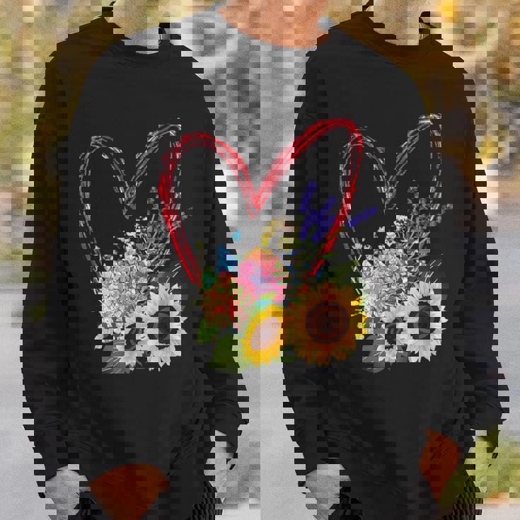 Conception De Fleurs D'été Tournesols Lavande Hortensia Sweater e Cadeaux pour lui