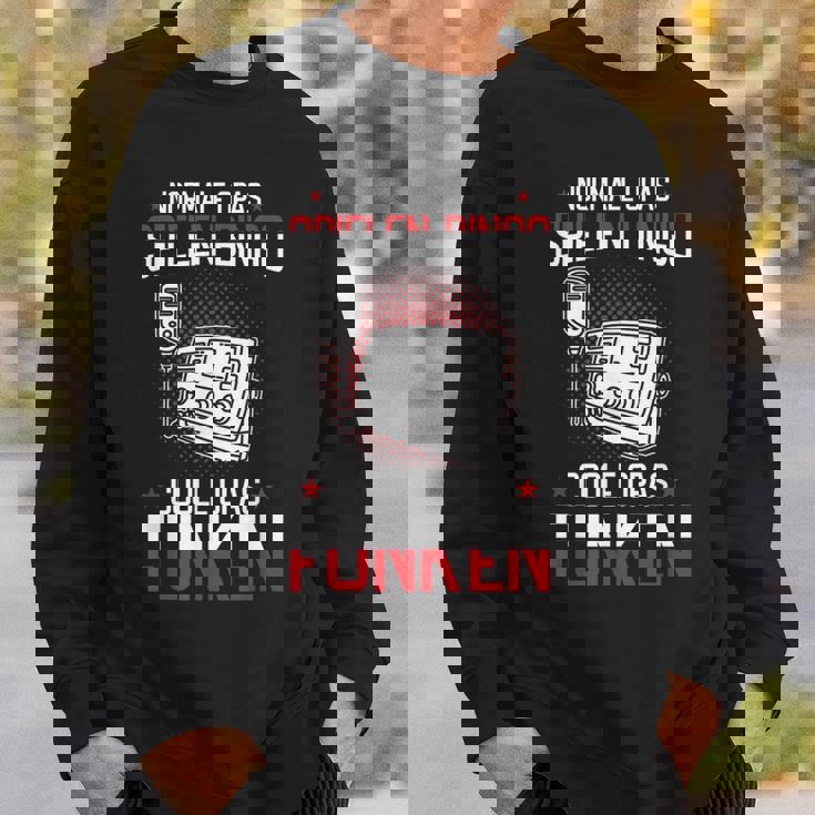 メンズ Coole Opas Funken アマチュア無線機 アマチュア無線機 スウェットシャツ 彼への贈り物