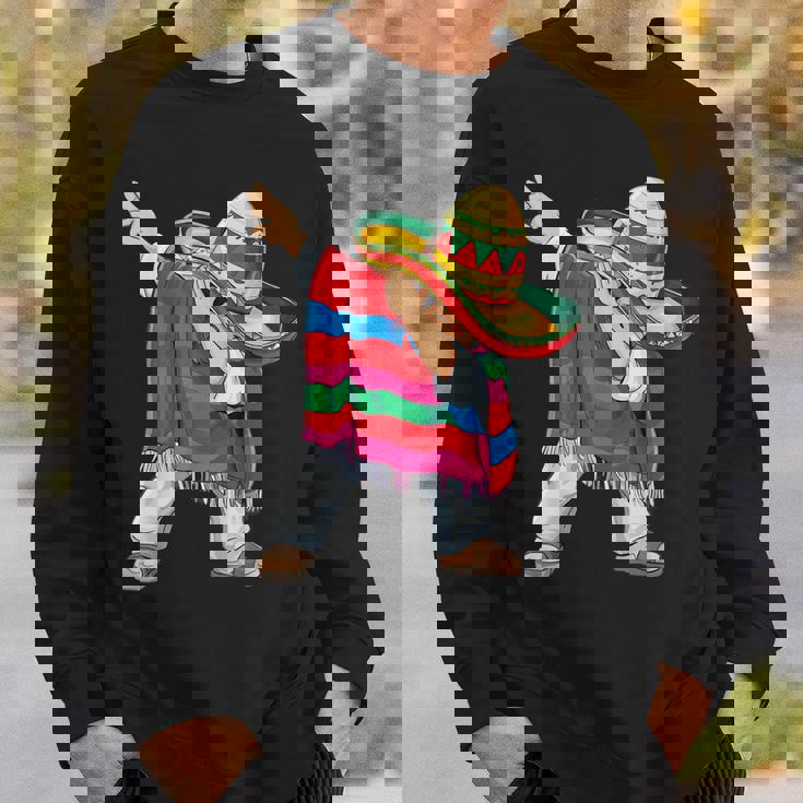 Dabbing メキシカン ポンチョ シンコ・デ・マヨ ボーイズ メンズ ソンブレロ ダブ スウェットシャツ 彼への贈り物