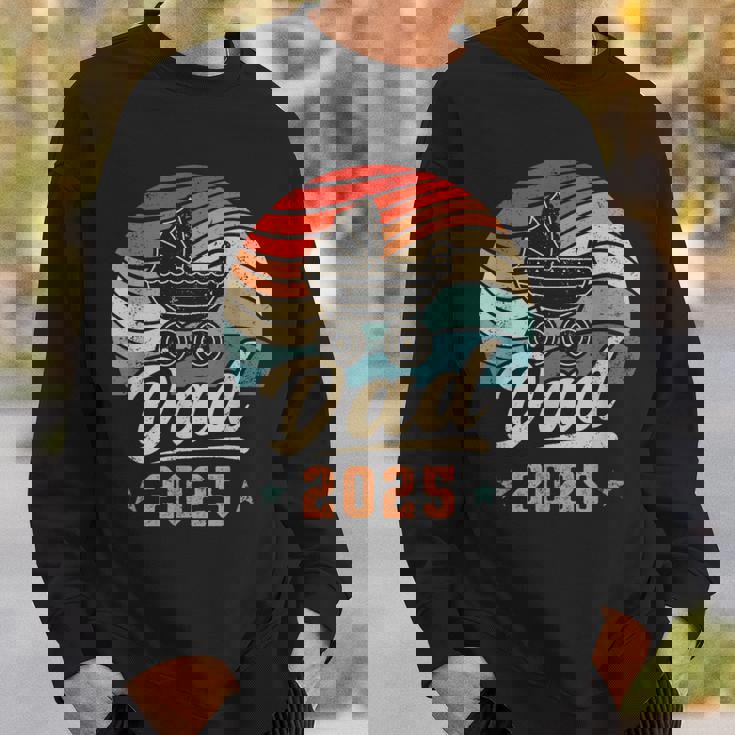 Dad 2025 歳 新しい父親 赤ちゃん発表 父性 スウェットシャツ 彼への贈り物