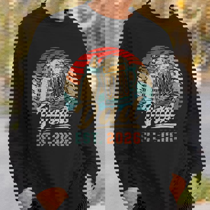 Dad Est 2026 年のパパ 初めての父の日 若いパパ 新しいパパ スウェットシャツ 彼への贈り物