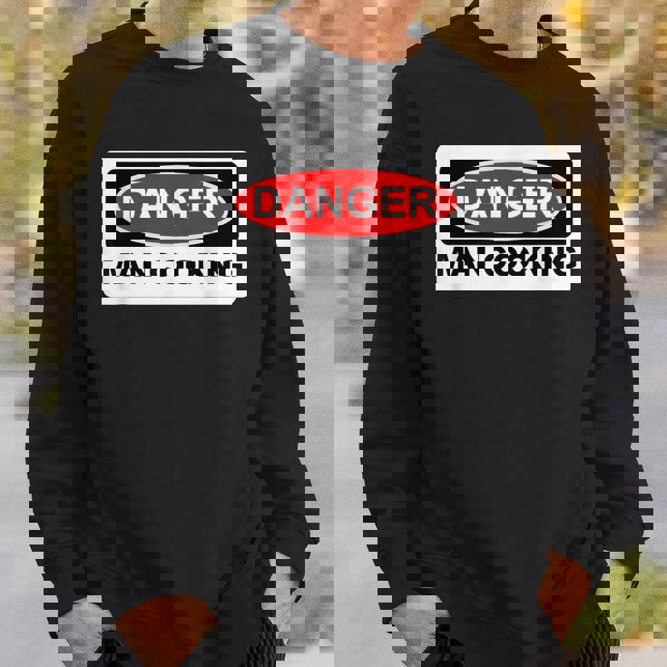 Danger Man Cooking Bbqign スウェットシャツ 彼への贈り物