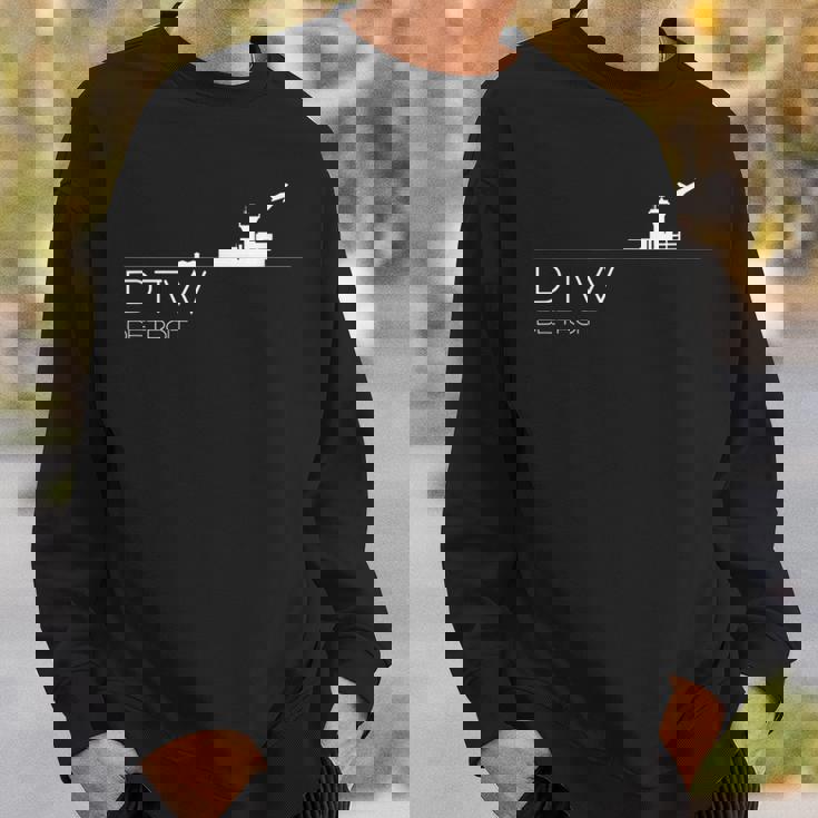 Detroit Airport Code お土産ギフト Dtw スウェットシャツ 彼への贈り物