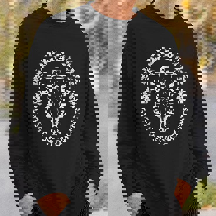 Distressed Black Anime Clover Black Bulls Limits Sweatshirt Gifts for Him