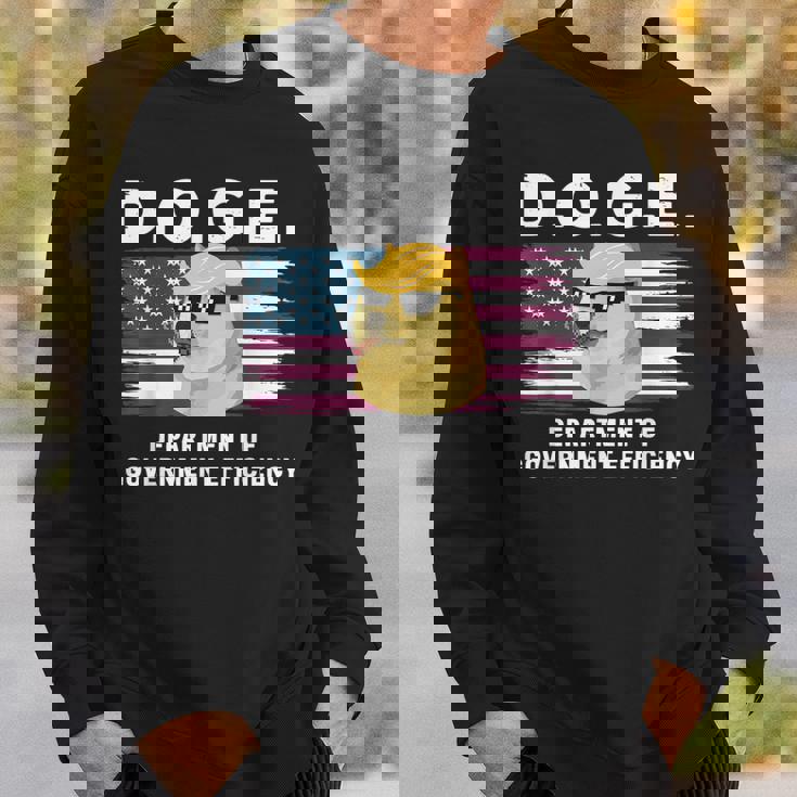 Doge 政府効率省 トランプ柴犬 スウェットシャツ 彼への贈り物