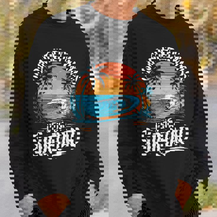 I Don't Need Wings I Have Aurfurfboard For Men スウェットシャツ 彼への贈り物