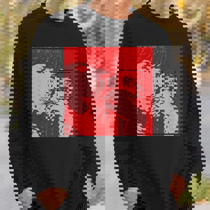 Dot Pattern Original Icon Official Illustration Red スウェットシャツ 彼への贈り物