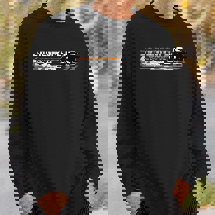 Driftingideways The Only Way Forward ドリフトモータースポーツ スウェットシャツ 彼への贈り物