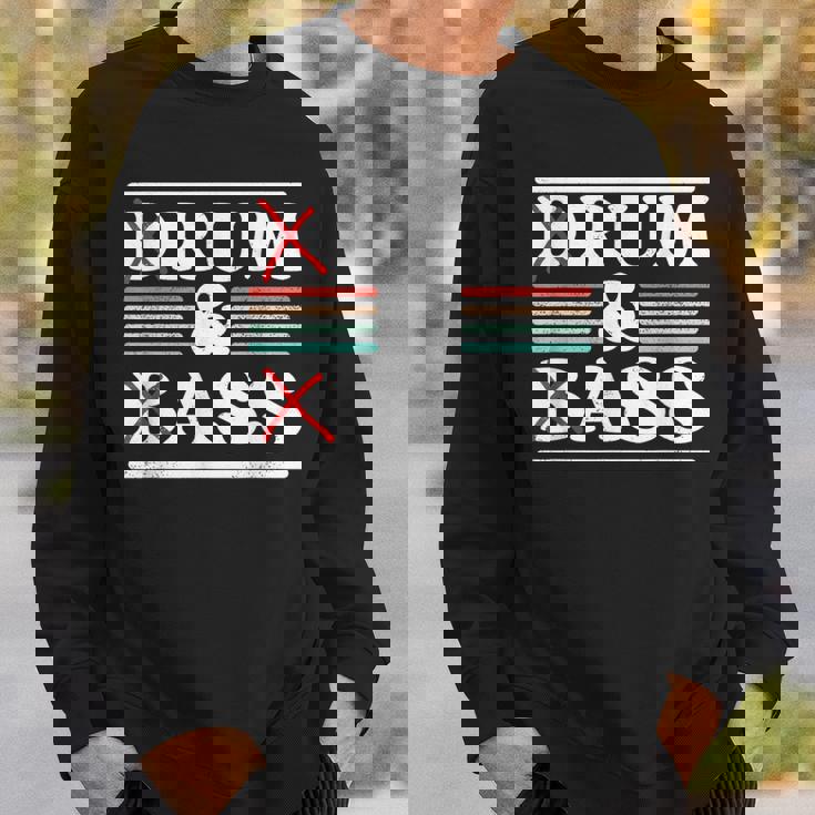 Drum & Bass Rum & Ass Retrointageibes Team スウェットシャツ 彼への贈り物