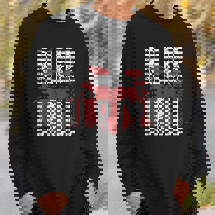 Drummers ドラム パラディドル 練習ドリル スウェットシャツ 彼への贈り物