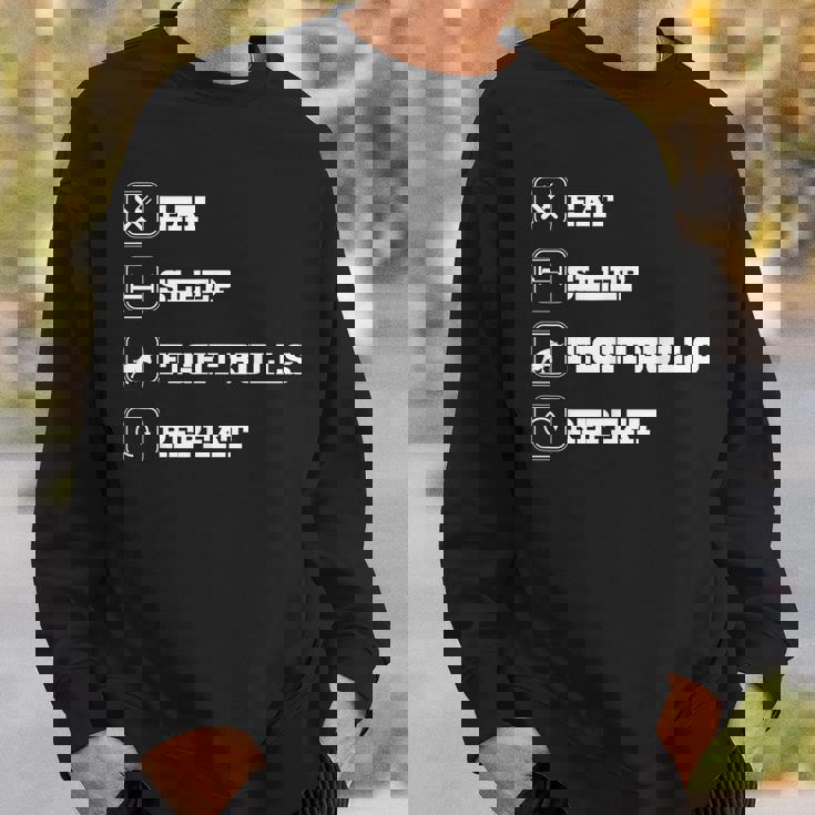 Eatleep Fight Bulls Repeat Bullsシリーズ ロデオクラウン スウェットシャツ 彼への贈り物