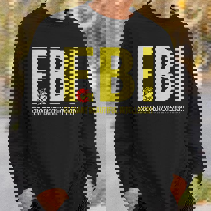 Ebi えび エビ 目の錯覚 騙し絵風 空目 おもしろ ネタ ギャグ ジョーク ウケ狙い ツッコミ待ち スウェットシャツ 彼への贈り物