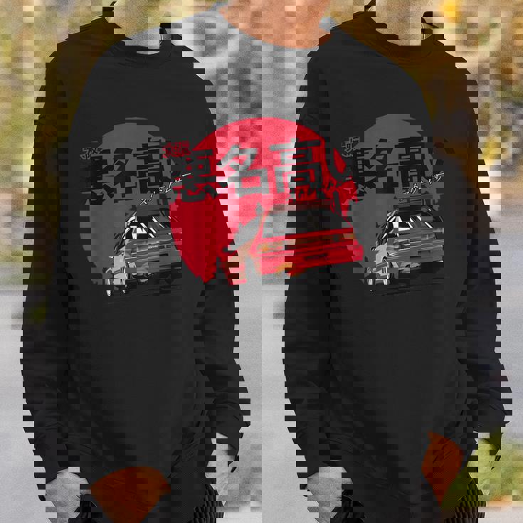 Ef Civic 和風レトロカー スウェットシャツ 彼への贈り物