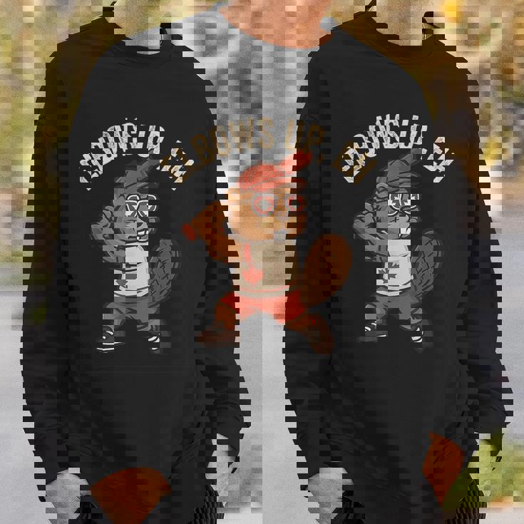 Elbows Up Eh Beaver ベースボール ファニーカナダデー スウェットシャツ 彼への贈り物