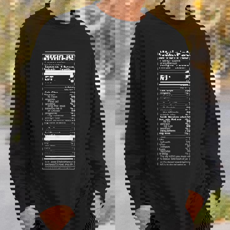 Entj シャツ The Commander パーソナリティ 栄養成分 スウェットシャツ 彼への贈り物