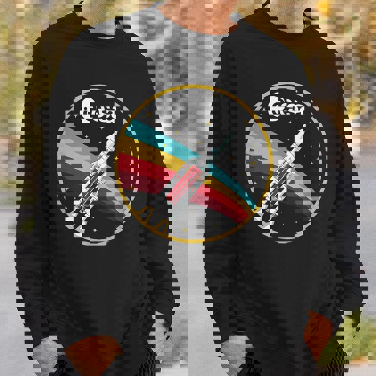 Esa 欧州宇宙機関 アリアン 5 ロケット ヴィンテージ スウェットシャツ 彼への贈り物