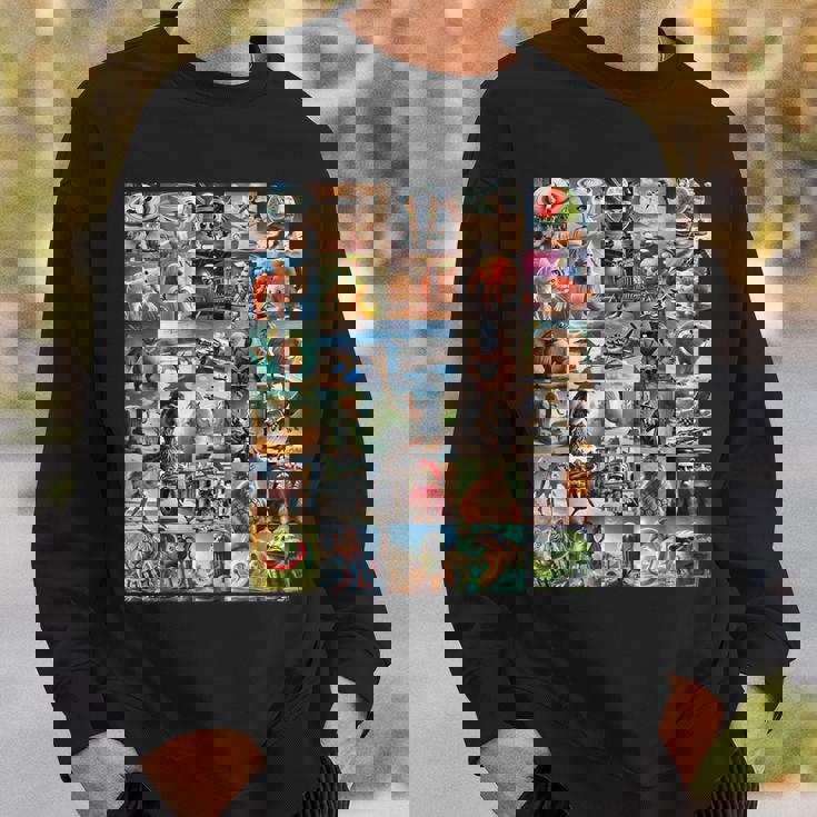 Every Italian Brainrot Meme Italian Brainrotコレクション スウェットシャツ 彼への贈り物