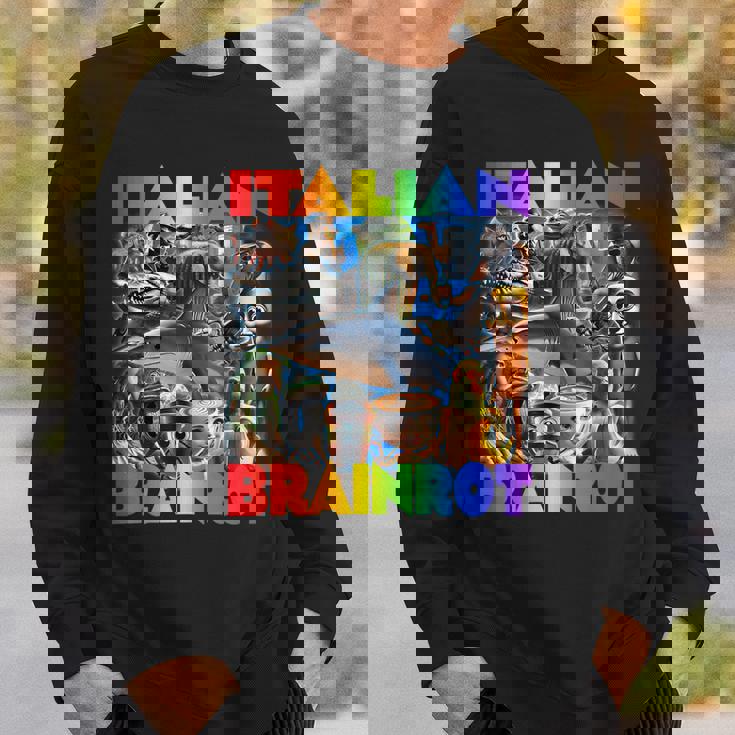 Every Italian Brainrot Meme Italian Brainrotコレクション スウェットシャツ 彼への贈り物