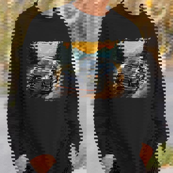 Evo 日本製スポーツカー スウェットシャツ 彼への贈り物