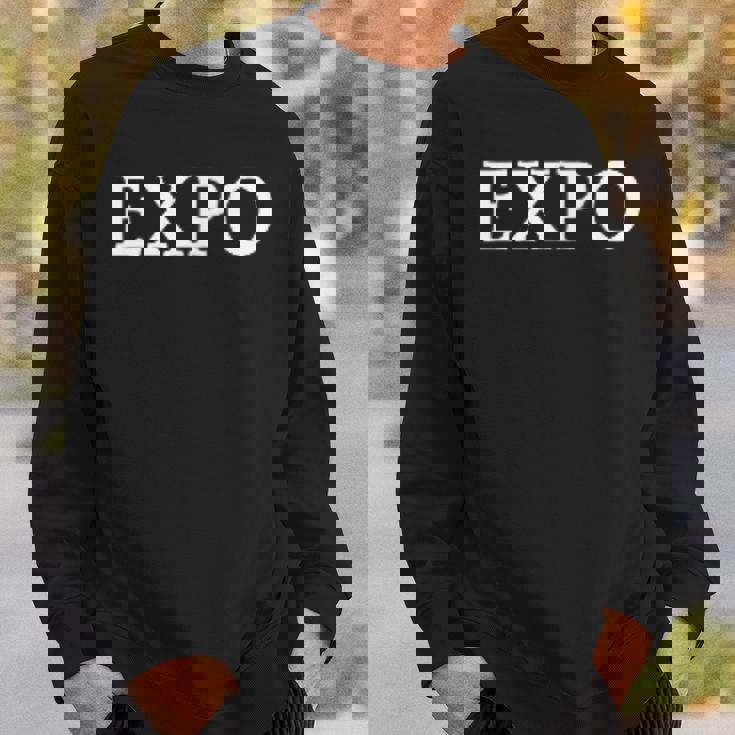 Expo 英単語アパレル スウェットシャツ 彼への贈り物