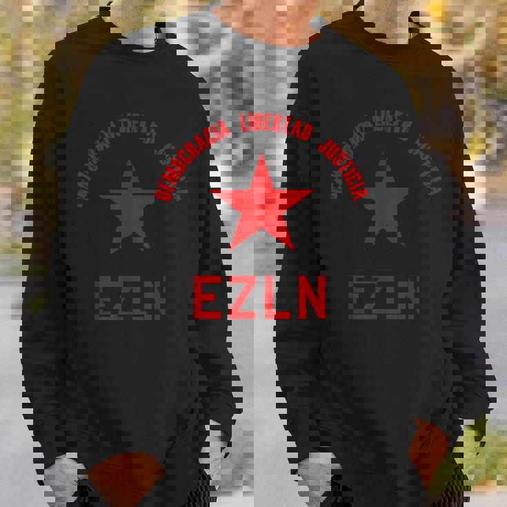 Ezln デモクラシア・リベルタード・ジャスティシア-サパティスタ、社会主義者 スウェットシャツ 彼への贈り物