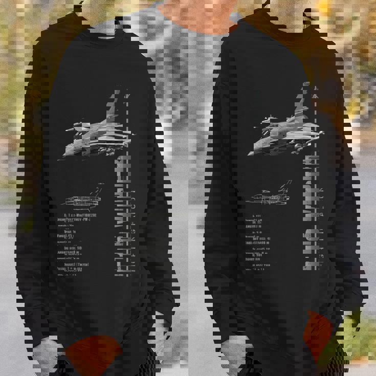 F-16 バイパー ファイティング ファルコン ジェット戦闘機仕様 スウェットシャツ 彼への贈り物