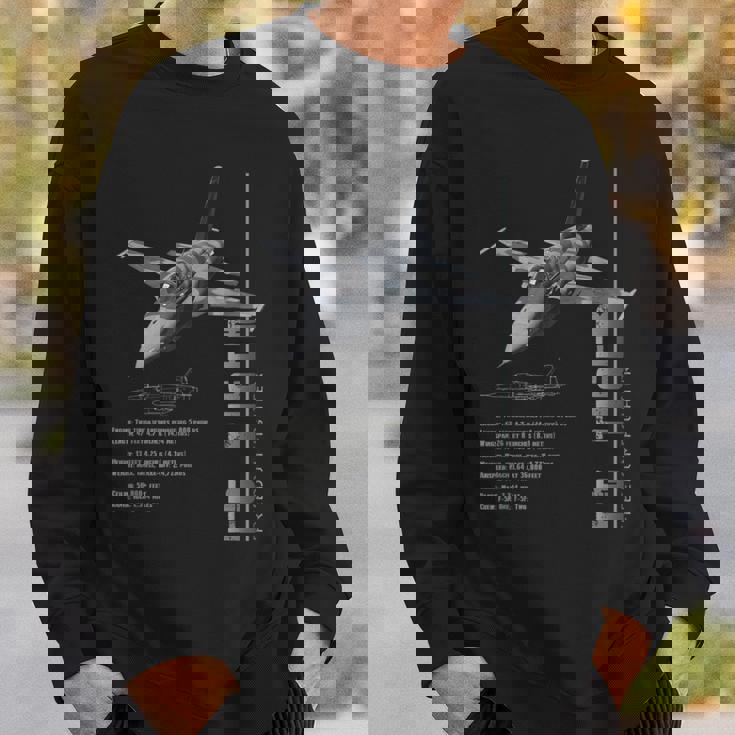 F-5 タイガージェット戦闘機仕様 スウェットシャツ 彼への贈り物