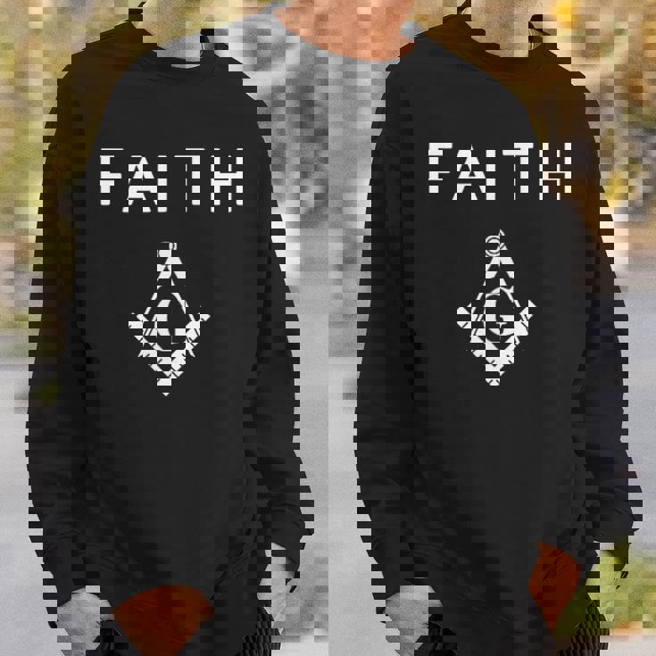 Faith フリーメイソン スクエアとコンパス フリーメイソン スウェットシャツ 彼への贈り物