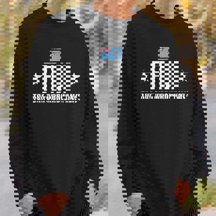 Fiji Today Tomorrow Always フィジー ラグビー スウェットシャツ 彼への贈り物
