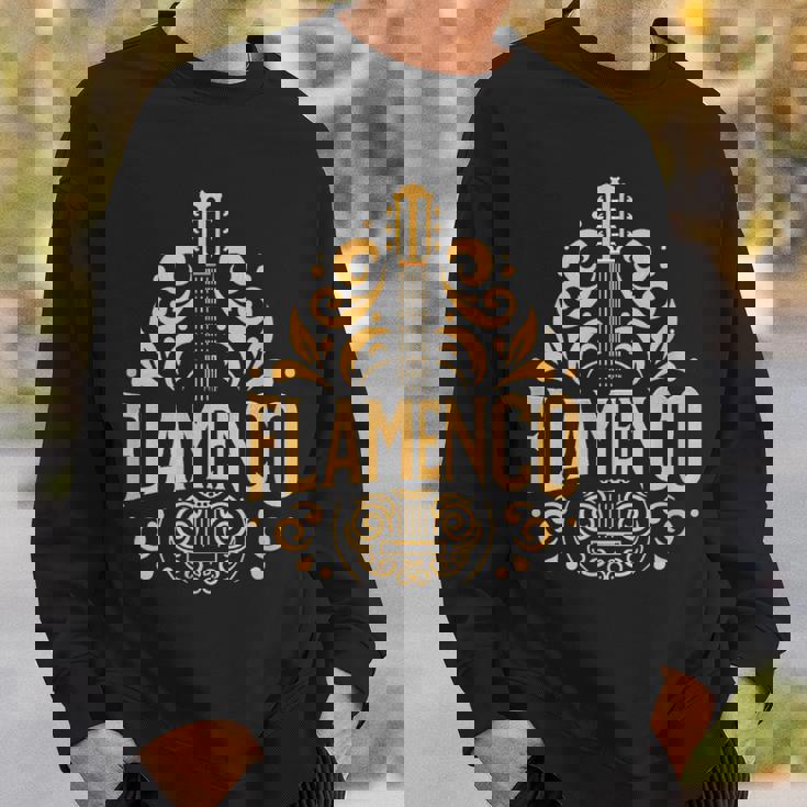 Flamenco スパニッシュギター フラメンコギターアート スウェットシャツ 彼への贈り物