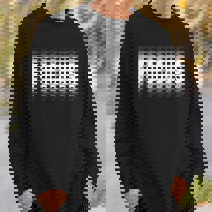 Focus クール トリッピー オプティカル イリュージョン スウェットシャツ 彼への贈り物