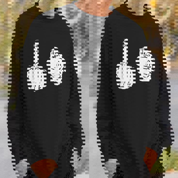 Fuck You シャツ 中指ポインティング Fuk You FUck You スウェットシャツ 彼への贈り物