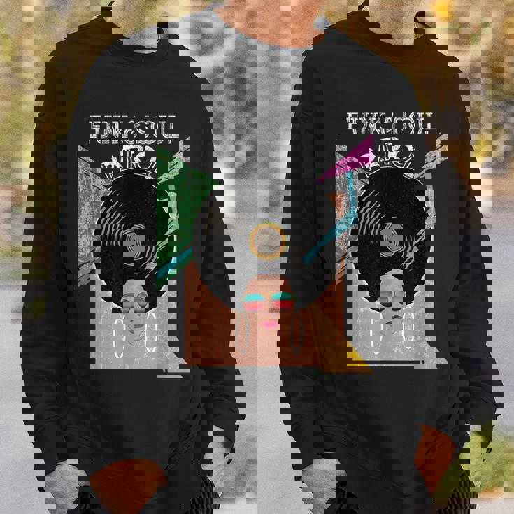 Funk &Oul Patrol 70年代80年代ビンテージアフログラフィックミュージックシャツ スウェットシャツ 彼への贈り物