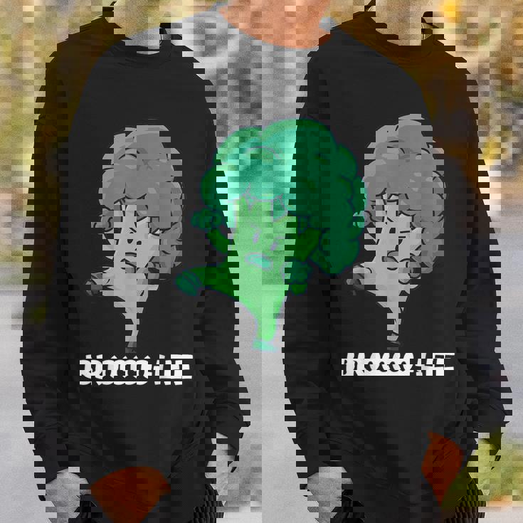 Brocco-Lee Punegetable Love ブロッコリー ビーガンダイエット スウェットシャツ 彼への贈り物