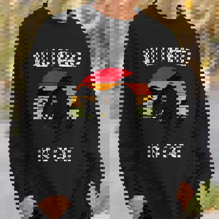 Cat Lover Retrotyle Cat Pattern スウェットシャツ 彼への贈り物