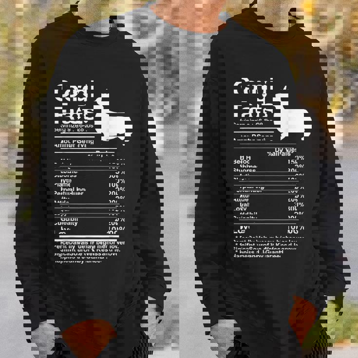 Corgi Facts 栄養ギフト カーディガン ペンブローク スウェットシャツ 彼への贈り物