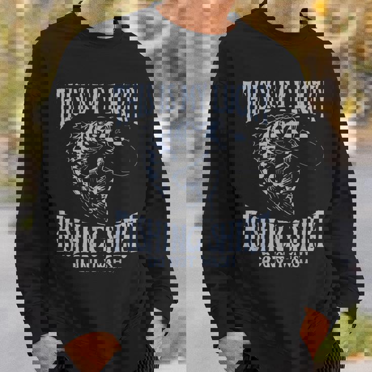 Dad My Lucky Fishing Do Not Wash Fishing Fishing スウェットシャツ 彼への贈り物