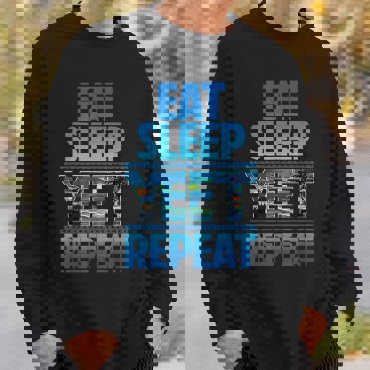 Eat Sleep Yeet Repeat Vintage Yeet Apparel Sweatshirt Gifts for Him
