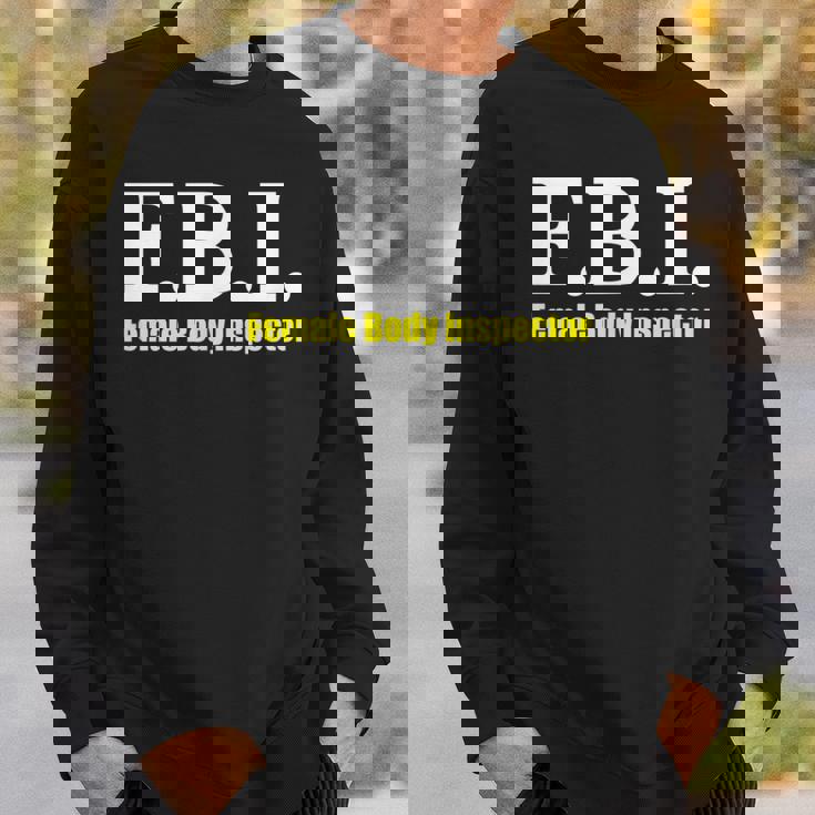 メンズ Fbi Female Body Inspector Meme Novelty Apparel スウェットシャツ 彼への贈り物