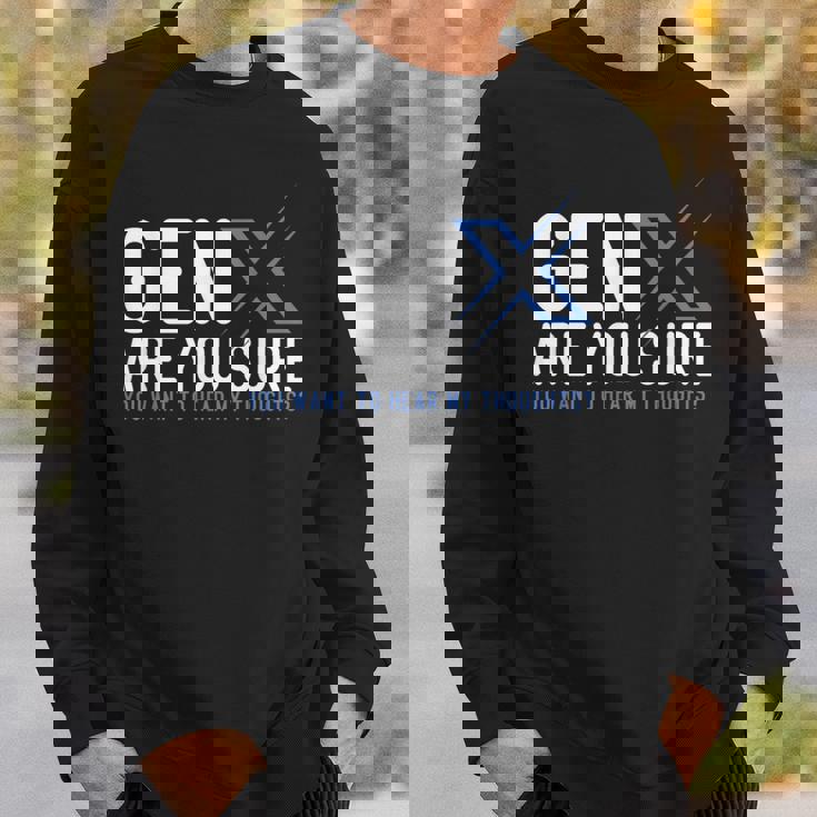 Generation X ユーモア 60年代 70年代 Gen-Xers 皮肉なジェネレーションx スウェットシャツ 彼への贈り物