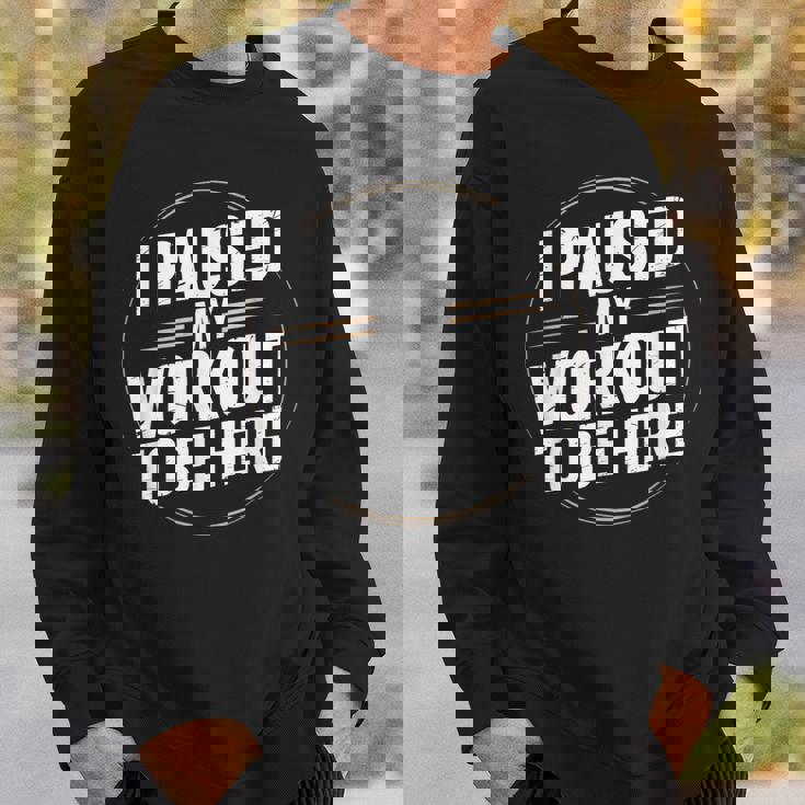 Gym Fitness Workout Motivation Humor Training スウェットシャツ 彼への贈り物