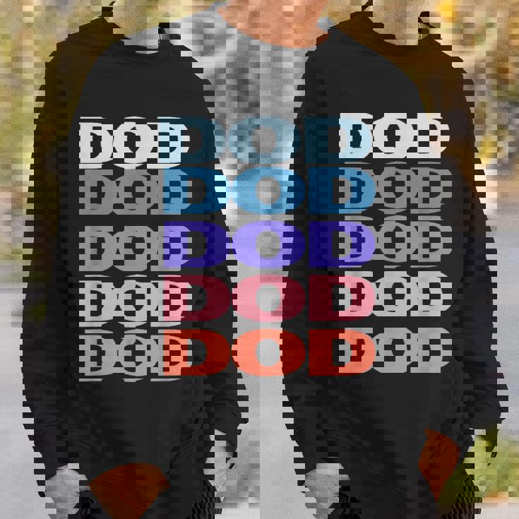 Modern Repeated Text Dod スウェットシャツ 彼への贈り物