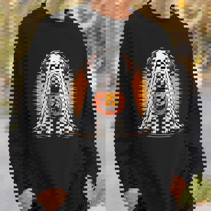 My Dog Is My Boo ハロウィン ゴーストドッグ メンズ レディース キッズ スウェットシャツ 彼への贈り物