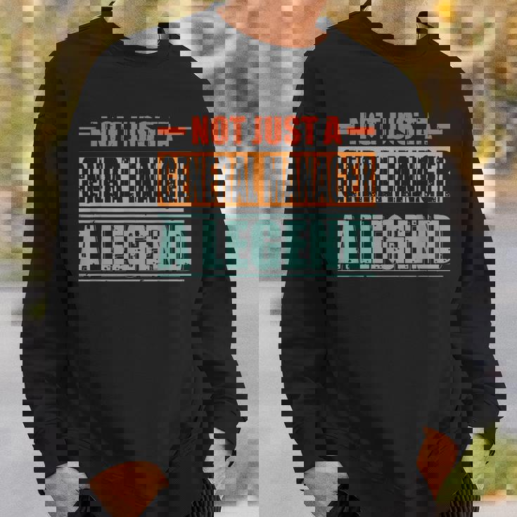 Quote Retro General Manager スウェットシャツ 彼への贈り物