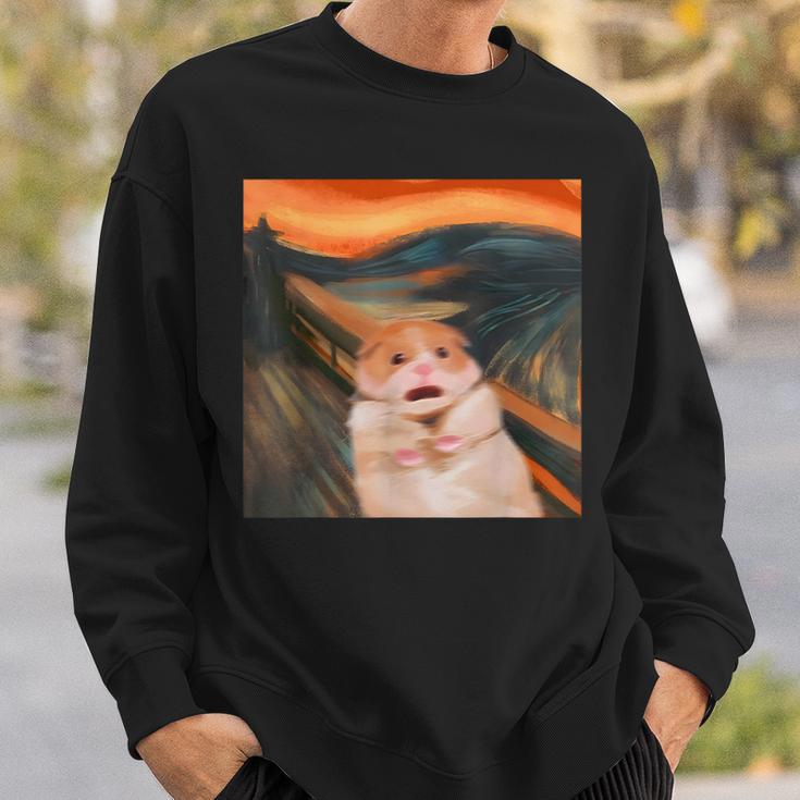 cared Hamster Memecream グラフィックtシャツ レディース メンズ スウェットシャツ 彼への贈り物