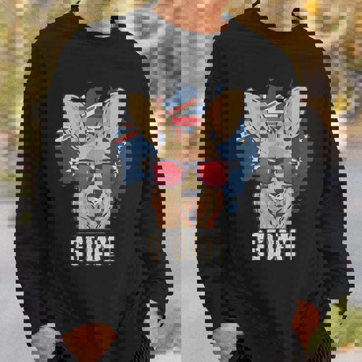 G'dayオーストラリアのお土産カンガルーギフト スウェットシャツ 彼への贈り物